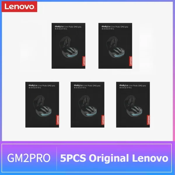 5 pçs original lenovo gm2 prowireless fones de ouvido sono máscara olho fone elástico confortável esportes bandana bluetooth