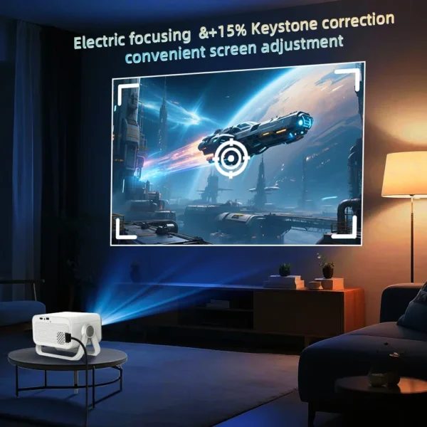 HT23 PRO Android 13 Projetor Nativo 1080P 390ANSI Dual Wifi6 BT5.0 4K HD 1080P Cinema Projetor Portátil HT23 Atualizado - Imagem 3