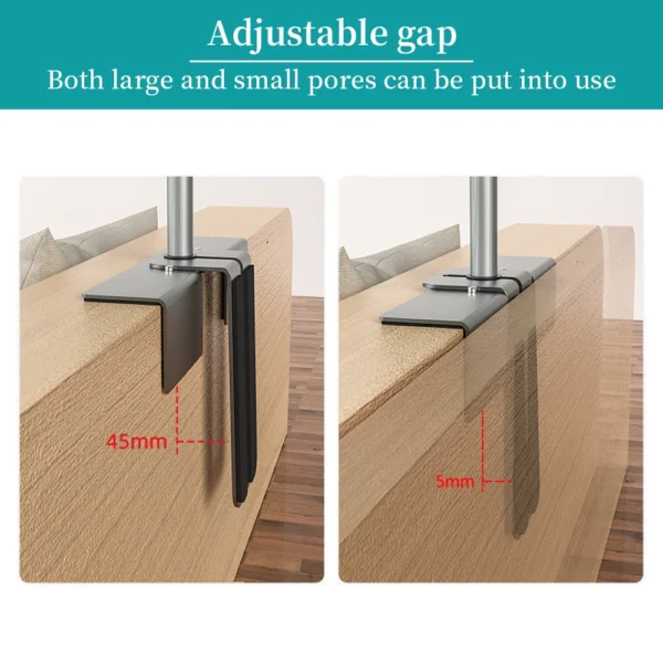 Suporte de projetor multi-aplicação para sofá-cama, liga de alumínio, base de metal grosso, faixa ajustável, suporte móvel - Imagem 2