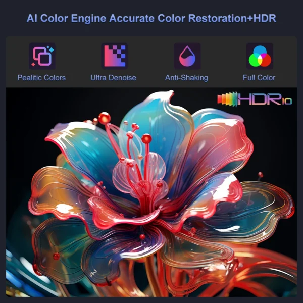 Touyinger Q12W PRO Full HD 1080P Projetor 4K 2800 ANSI Android 12 Projetor de feixe de cinema para vídeo de conferência de educação doméstica - Imagem 8