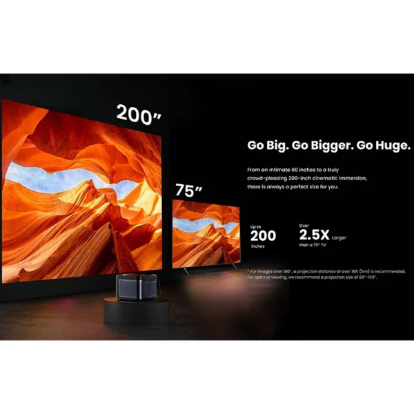 Dangbei mars pro 2 projetor nativo 4k hdr10 + dlp laser cinema 2450 iso lumen google tv android para casa versão global teatro - Imagem 2
