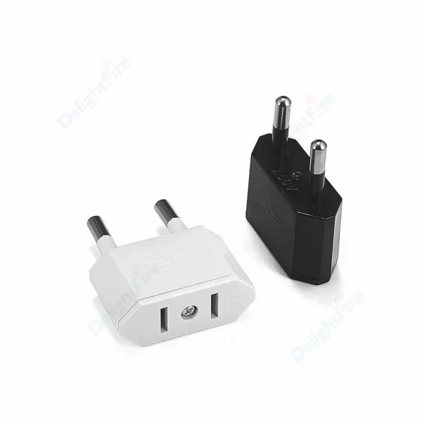 1 pçs adaptador da ue conversor de viagem adaptador americano  eua para ue plug euro plug adaptador elétrico ac tomada elétrica
