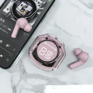 T8 pro tws fones de ouvido bluetooth transparente com display digital led sem fio fone de ouvido para xiaomi huawei iphone fone de ouvido