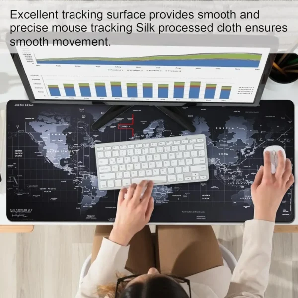 Mapa mouse pad grande mapa tapete de mesa protetor gaming mousepads escritório mesa decoração teclado longo estofamento notebook computador gamer esteira - Imagem 6