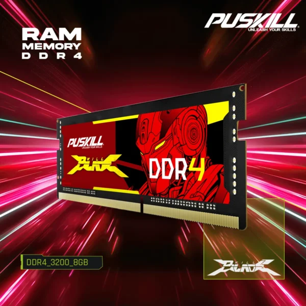 PUSKILL Memória Ram DDR4 32GB 8GB 16GB 3200MHz 2400MHz 2666MHz Sodimm Notebook Memória para laptop - Imagem 4