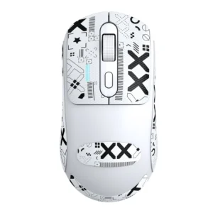 Mouse gamer sem fio Warvank X8 - 500mAh recarregável via Type-C, ideal para jogos e escritório em computadores desktop e portáteis