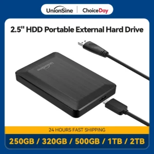 UnionSine HDD 2.5 "disco rígido externo portátil 250gb/320gb/500gb/1tb/2tb USB3.0 armazenamento compatível para PC Mac Desktop MacBook