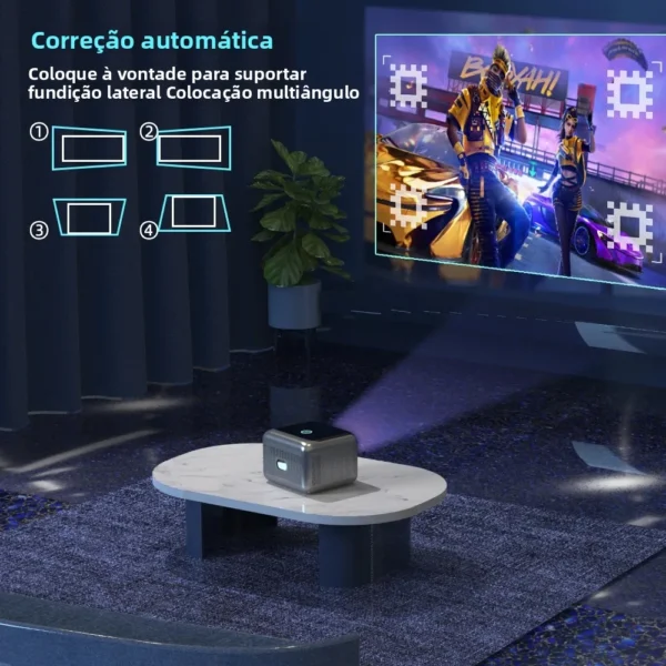 VIVICINE 1080p Full HD Home Theater Projetor portátil 4K, foco automático Auto Keystone, Videos Games Movie Projetor Beamer - Imagem 5