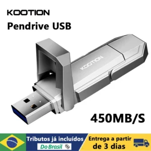KOOTION U54 Pendrive USB C Flash Drive 256GB 512GB 450 MB/s USB 3.2 Gen2x2 Dual Drive USB & Type C Pendrive para computador iPhone16