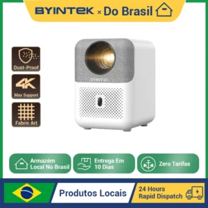 BYINTEK LOVE U4 Projetor Inteligente Mini Projetor de Home Theater 4K 1080P Vídeo Android WIFI para Smartphone Cinema