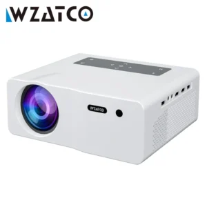 Wzatco w1 1920*1080p 4k projetor led wifi inteligente 9.0 android proyector home theater media player de vídeo 6d keystone jogo beamer