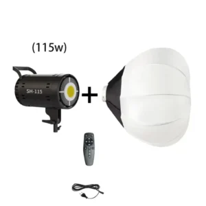 115w fotografia 8300cy atualizado 220v led luz de vídeo bowens luz do dia-equilíbrio lâmpada retrato flash estúdio 3000-6000k youtube ao vivo