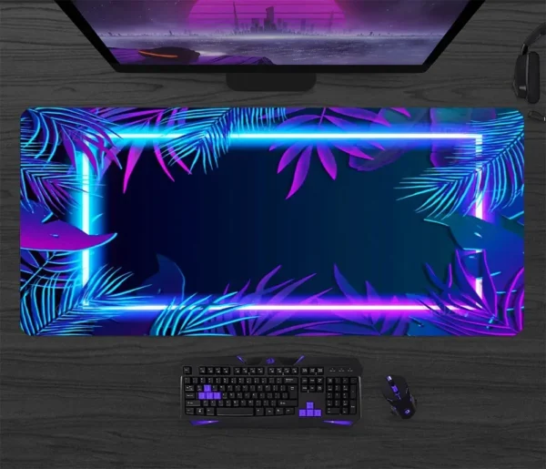 Gaming mouse pad mousepad gamer tapete de mesa grande teclado xll tapete superfície da mesa do computador para acessórios xl ped mauspad - Imagem 2