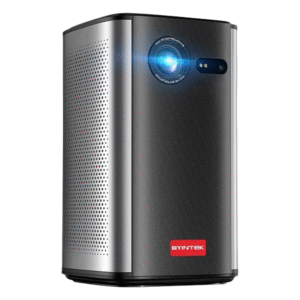 BYINTEK P70 Projetor 4K 1080P DLP Mini Projetor Portátil Home Theater Inteligente Wi-Fi e Bluetooth para Filmes e Jogos Com Bateria