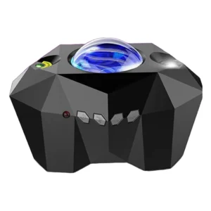 Luminaria Luz Noturna Projetor Bluetooth Lua Aurora Boreal Estrelado Quarto Crianca Ws8808