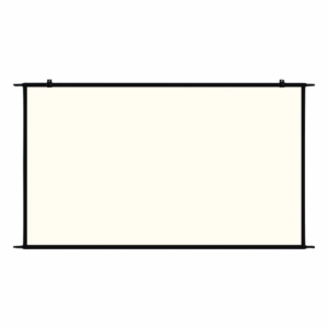 Tela de Projetor Montada na Parede Tela de Projeção Anti-luz de Grade Branca 60 84 100 120 Polegadas 16:9 Para Filmes Internos e Externos