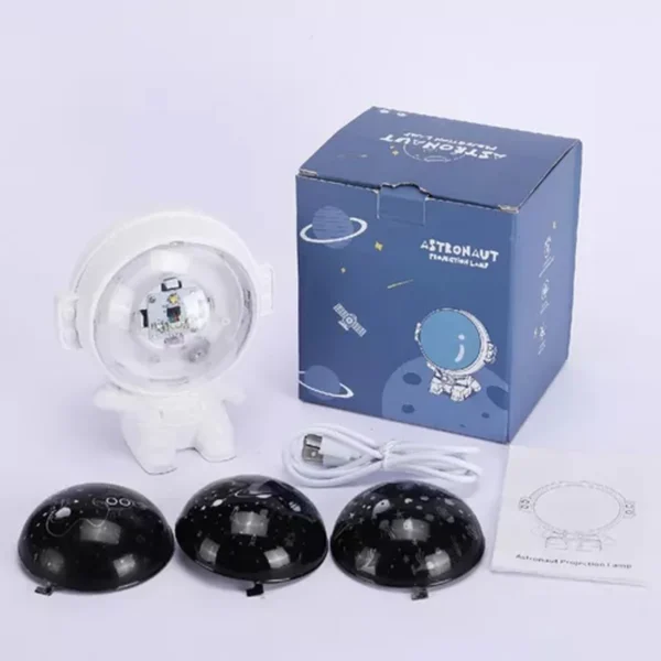 Mini Astronauta Galaxy Projetor Noite Luz Quarto Luminaria Criancas Usb Ws-8805 - Imagem 6