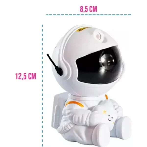 PROJETOR ASTRONAUTA PLANETAS E ESTRELA LUMINÁRIA CRIANÇA INFANTIL LUATEK - Imagem 4