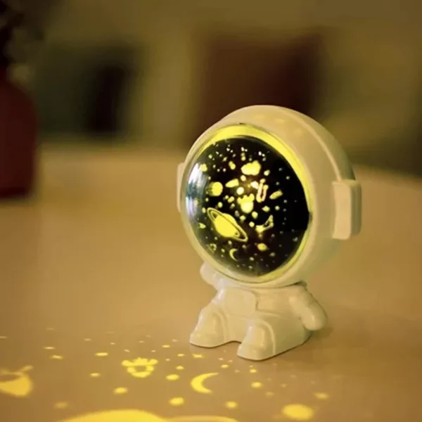 Mini Astronauta Galaxy Projetor Noite Luz Quarto Luminaria Criancas Usb Ws-8805 - Imagem 5