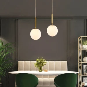 Nordic criativo de vidro sala estar pendurado lâmpada quarto principal simples sala jantar luzes pingente cabeceira quarto pequeno lustre