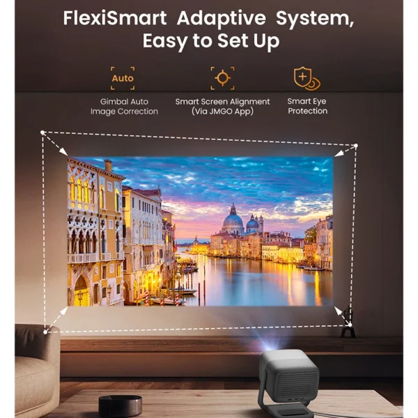 Jmgo n1s projetor laser triplo versão global 3d portátil googletv netflix para cinema em casa inteligente ao ar livre dolby visão teatro - Imagem 6