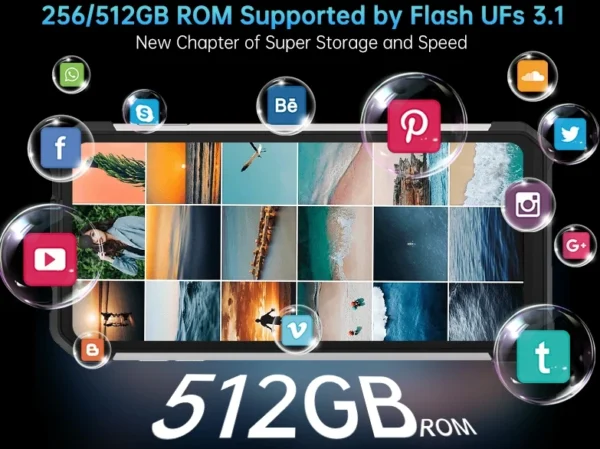 8849 Tank 3S, tamanho CPU 8200 120 Hz 6,79 polegadas, projetor global 5G, luzes LED externas, smartphone, 16 GB de RAM, 512 GB de ROM - Imagem 6