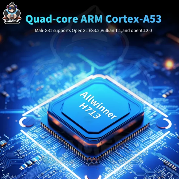 Projeto Hcs350 Pro Retro Consoles de videogame Console de jogos portátil WIFI Portátil Inteligente Quad Core Arm Cortex-a53 Projetor - Imagem 6