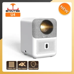 Bintek full hd mini projetor love u4 1080p 4k vídeo 5g wifi android foco automático portátil projetores inteligentes cinema em casa