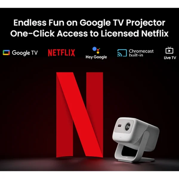 Jmgo n1s projetor laser triplo versão global 3d portátil googletv netflix para cinema em casa inteligente ao ar livre dolby visão teatro - Imagem 2