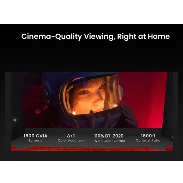 Jmgo n1 pro projetor laser nativo tricolor fhd 1600ansi lúmen Wi-Fi6 versão global para cinema em casa google tv teatro portátil - Imagem 4