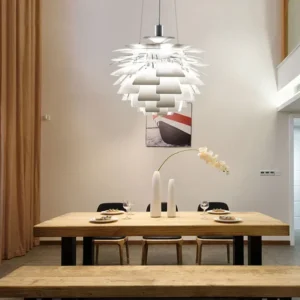 Nordic lâmpada designer pós-moderno simples chiba lustres sala de estar jantar criativo alumínio pingente luz decoração casa led