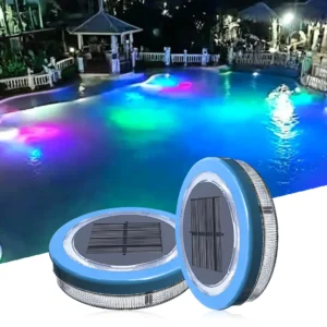 Luz solar flutuante para piscina, lâmpada atualizada à prova d'água para piscina, luz decorativa ao ar livre, luz led azul flutuante para jardim e piscina