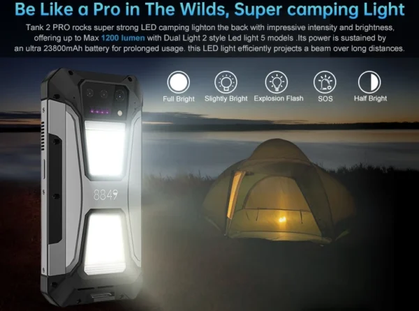 8849 TANK 2 PRO, CPU MT6789 120 Hz 6,81 polegadas, projetor transparente atualizado 5G, função de dissipação de calor, 12 GB de RAM, 256 GB  512 GB de ROM - Imagem 6