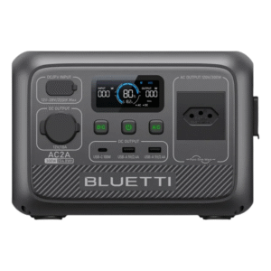Estação de energia portátil BLUETTI AC2A 300W 204Wh LiFePO4 Bateria UPS ininterrupta em 20 ms 5 anos de garantia