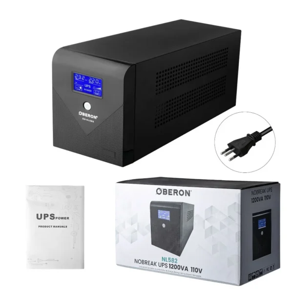 Nobreak-TV selada com backup frontal, PC, 1200VA, 720W, 110V, 220V - Imagem 5