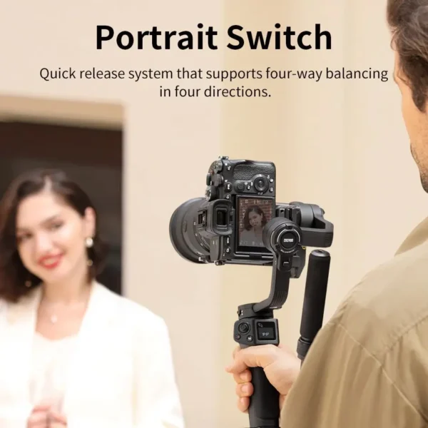 ZHIYUN Official Weebill 3S Estabilizador de cardan de câmera com 3 eixos para câmeras DSLR sem espelho para Sony Canon Panasonic Nikon - Imagem 2