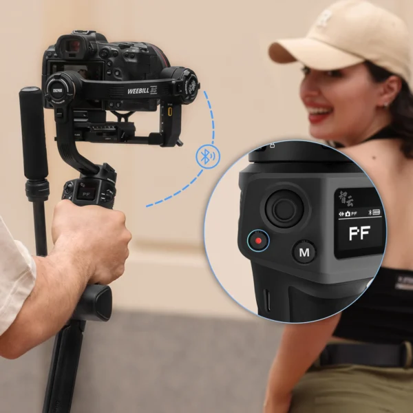 ZHIYUN Official Weebill 3S Estabilizador de cardan de câmera com 3 eixos para câmeras DSLR sem espelho para Sony Canon Panasonic Nikon - Imagem 3