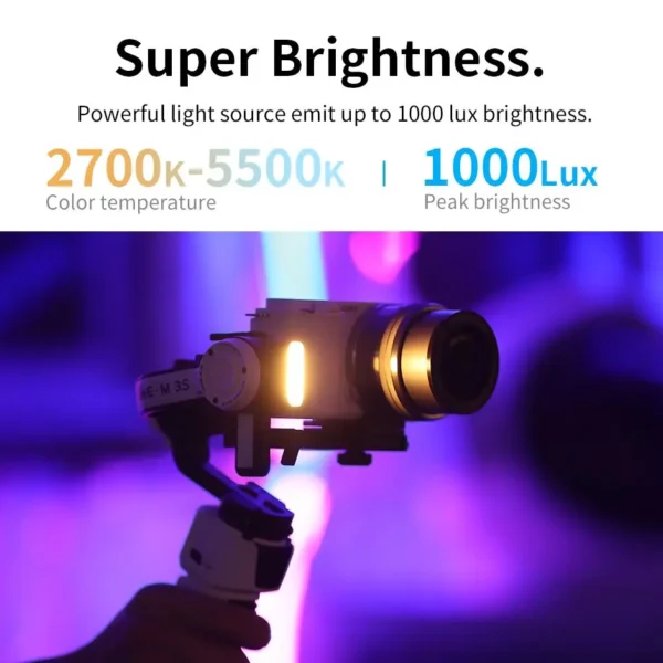 Zhiyun guindaste m3s estabilizador gimbal de câmera portátil de 3 eixos controle de obturador bluetooth para câmeras sony canon nikon telefone - Imagem 5