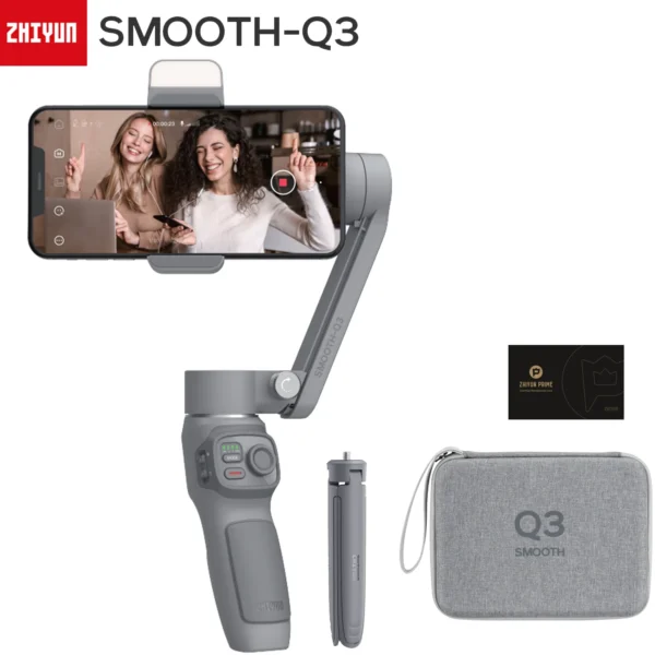 Zhiyun suave q3 gimbal smartphone 3 eixos gimbals de telefone estabilizador para iphone 13 pro max/xiaomi/huawei - Imagem 2