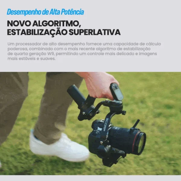 SCORP-C câmera de ação de 3 eixos portátil cardan estabilizador alça para câmera dslr sony/canon com pólo tripé ak2000s atualização - Imagem 3