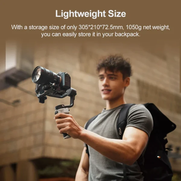 ZHIYUN CINEPEER WEEBILL 3E Estabilizador de câmera de 3 eixos Gimbal Câmeras de controle Blutooth sem fio Gimbal para câmeras DSLR sem espelho - Imagem 2