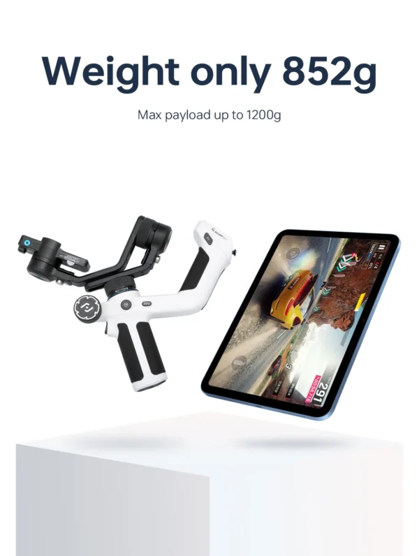 FeiyuTech SCORP Mini 2 de câmera portátil sem espelho de 3 eixos para smartphone com rastreador AI preenchimento magnético, carga 1,2 kg - Imagem 4