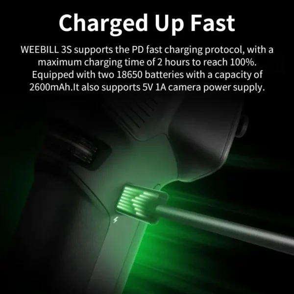 ZHIYUN Official Weebill 3S Estabilizador de cardan de câmera com 3 eixos para câmeras DSLR sem espelho para Sony Canon Panasonic Nikon - Imagem 5